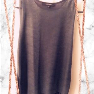 Teal animal print tank size small
